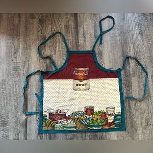 Vintage Campbell’s Soup Can Apron Adult Unisex Tomato Vegetable Pantry Warhol